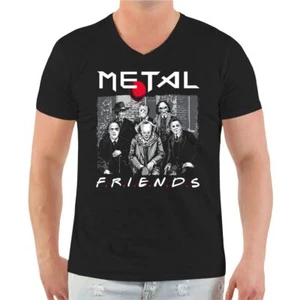 T-Shirt Metal Horror Friends M bis 8XL Jason Freddy Friday Funshirt Rock'n Roll - Bild 1 von 5
