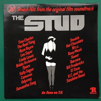 THE STUD Film Soundtrack LP Funk Disco Joan Collins Oliver Tobias Sue Lloyd 1978 - Image 1 of 4