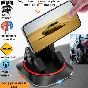 Car Anti-Slip Dashboard Silicone Mat Mount Holder Pad Stand for Mobile Phone GPS - Picture 1 of 10