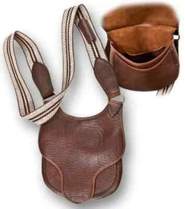 Longhunters Possibles Bag Shooters American Bison Buffalo Leather Reenactors - Picture 1 of 5