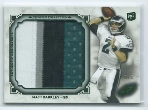 2013 Colección del Museo Topps Matt Barkley parche jumbo negro reliquia radiocontrol verdadero 1/1 - Imagen 1 de 1