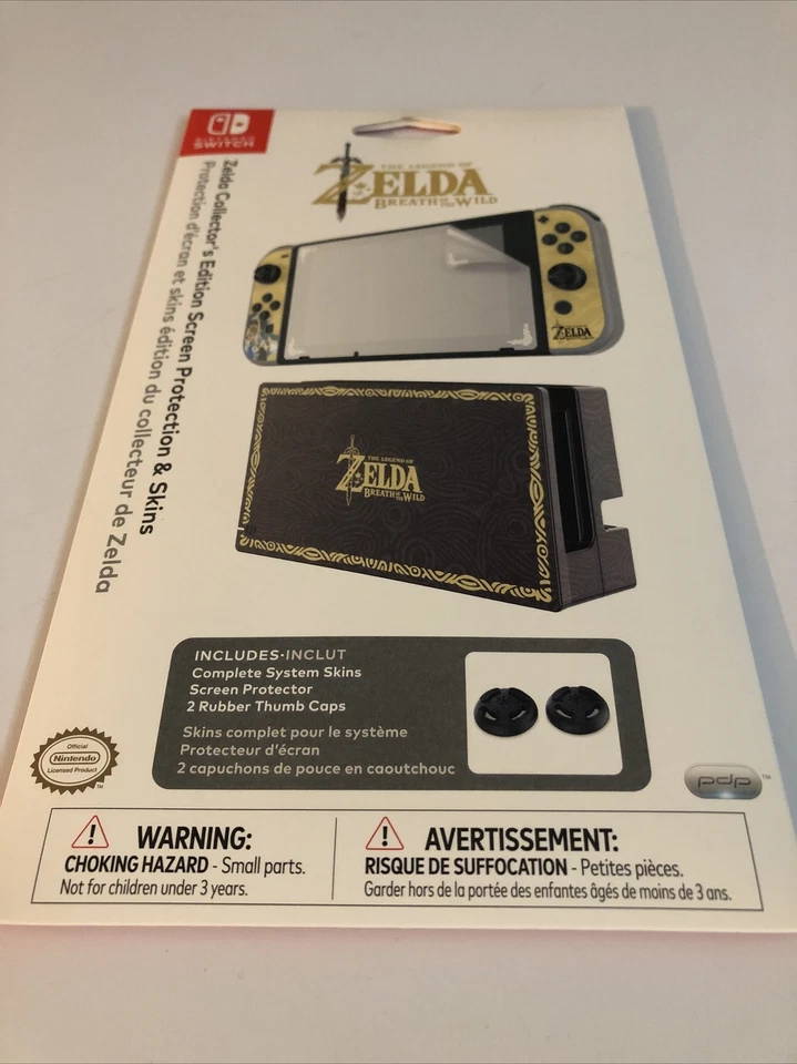 Nintendo Switch Zelda Collector's Edition Screen Protection & Skins - Brand New - Image 1 of 3