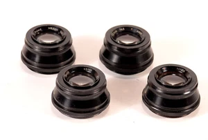 Menge 4 Stck. AMAR 4,5/105 mm rot P schwarz selten PZO M42 Polen Arbeitsobjektiv EXC+ - Bild 1 von 8