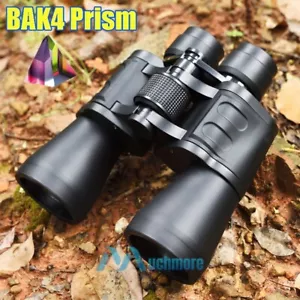 Waterproof 180x100mm Military Zoom HD Binocular Day Night Optics Hunting Camping - Picture 1 of 20