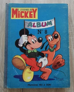 LE JOURNAL DE MICKEY/ MICKEY MAGAZINE ** ALBUM N°8 N°183 A 208 ** 1955 - Picture 1 of 2