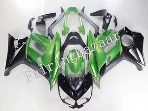 Fit for 2010-2015 Kawasaki Z1000SX Candy Green Black ABS Injection  Fairing Kit - Bild 1 von 6