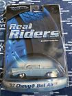 Hot Wheels 57' Chevy Bel Air Real Riders Limited Edition Blue 2005 NEW Sealed