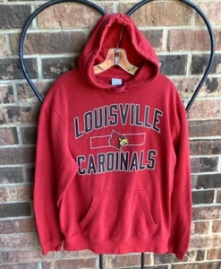NCAA Louisville Cardinals Sudadera con Capucha Roja Ropa Cautivadora Hombres M - Imagen 1 de 12