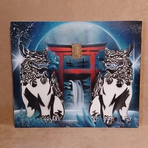 Shishi Lions Foo Dogs Painting Pop Art on Canvas Feng Shui Graffiti Cool OOAK - Picture 1 of 6