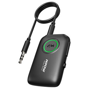 Mpow Bluetooth 5.0 Transmitter & Receiver Car Kit AUX Stereo Audio Adapter aptX