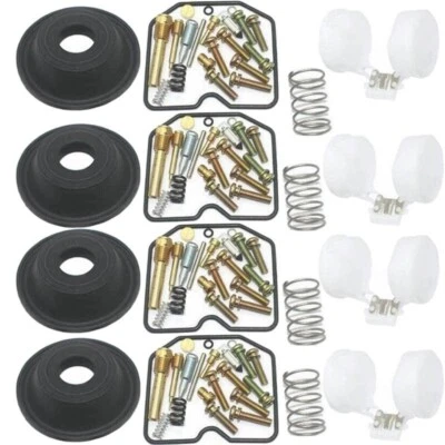 Carburetor Repair Kit For Kawasaki ZR550 1990-1993 ZR 550 Carb Diaphragm Float Foto 1 de 3