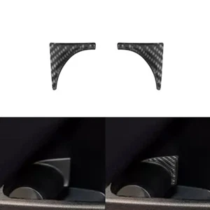 2Pcs Carbon Fiber Front Door Cup Holder Cover Trim For Ford Ranger 2019-2022 - Picture 1 of 16