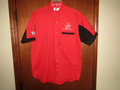 CAMISA PARA HOMBRE DALE WONHARDT JR 8 BUDWEISER CÍRCULO GANADOR S/S ABOTONADA Talla GRANDE Foto 1 de 4
