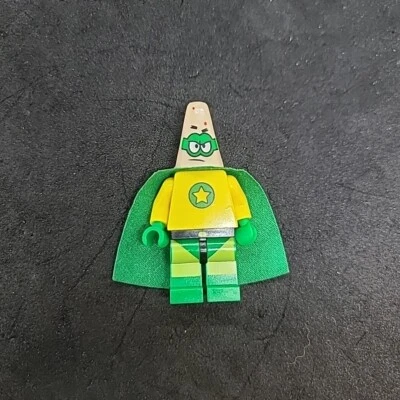 Lego Bob Esponja Calça Quadrada Patrick Super Herói Minifigura 3815 com Capa - Imagem 1 de 2