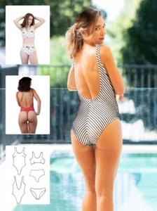 Booby Traps Sewing Pattern Lauren Swimsuit Swimwear 6 to 26 - Picture 1 of 1