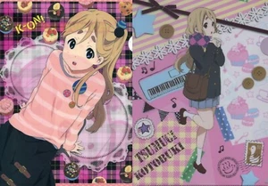2 pcs clear file folder promo K-ON anime Kotobuki Tsumugi - Picture 1 of 5