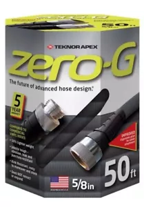 Manguera de jardín flexible Zero-G 4001-50 gris sin torceduras 5/8 de diámetro in. x 50 L ft. - Imagen 1 de 5