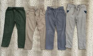 NEXT Boys Linen Blend Preppy Pants Lot Of 4 Size 3-4 Years 3T 4T