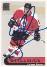 Cory Stillman Autograph 99-00 Pacific Flames Card  Blues