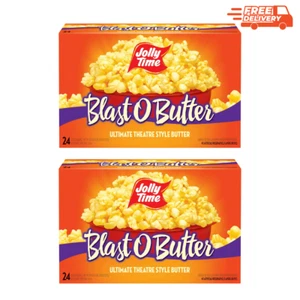 JOLLY TIME Blast O Butter Microwave Popcorn, 48 Ct (6.4 oz. Bags) Gluten-Free - Picture 1 of 1