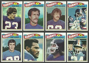 1977 Topps New York Giants 24 card Team Set Harry Carson RC Larry Csonka - Picture 1 of 3