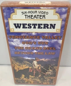 Six Hour Video Theater Western Vengeance Valley Gods Gun Grand Duel Beyond Law - Picture 1 of 5
