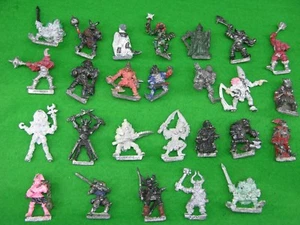 WHFB CHAOS WARRIORS , PART- PAINTED, UNDERCOATED, MULTI-LISTING - Picture 1 of 20