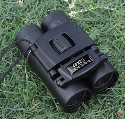 Powerful HD BAK4 FM folding mini binoculars 2000m Black - Image 1 of 4