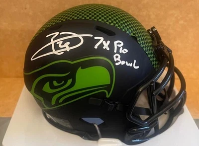 EARL THOMAS SEATTLE SEAHAWKS 7X PRO BOWL FIRMADO ECLIPSE MINI CASCO BAS  Foto 1 de 2