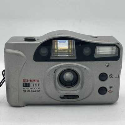 Bell and Howell BF-905 Big Finder 35mm Film Point and Shoot Camera Silver Tested - Image 1 of 4
