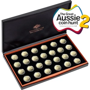2021 RAM Great Aussie Coin Hunt 2 - 26-Coin AlBr Proof Collection D7-985 - Picture 1 of 3