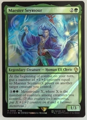 MTG: Maester Seymour (Surge Foil) Commander: Final Fantasy Foil NM - Image 1 of 2