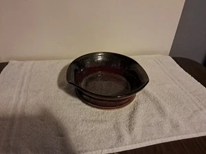 Edgecomb Pottery 9-1/2 Red Bowl - Bild 1 von 20