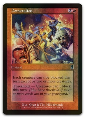 Demoralize #184 (Foil) (LP) Odyssey ODY Magic MTG - Image 1 of 2