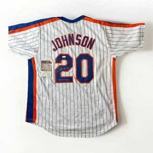 HOWARD JOHNSON SIGNED NY METS CUSTOM 1986 JERSEY INSC 86 WS CHAMPS JSA CERT - Picture 1 of 8