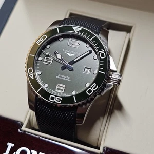 Longines HydroConquest L3.781.4.06.6 | 41mm, grün | schwarzes Kautschukband - Bild 1 von 12