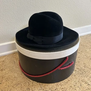 Sombrero Fedora Vintage Marche Lana Fieltro Con Caja - Imagen 1 de 6