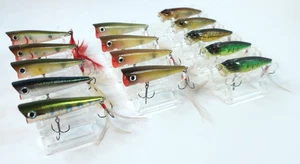 14 Daiwa TD Popper/Popper Zero 6,5cm 6g (Haken gewechselt, Farbe abgezogen) Posten. - Bild 1 von 18