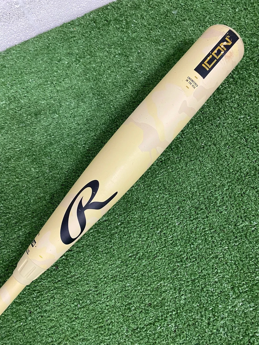Rawlings ICON [CARBON] バット 32インチ -8 2023 Rawlings Icon USSSA Baseball Bat | Top USSSA Bats | Rawlings