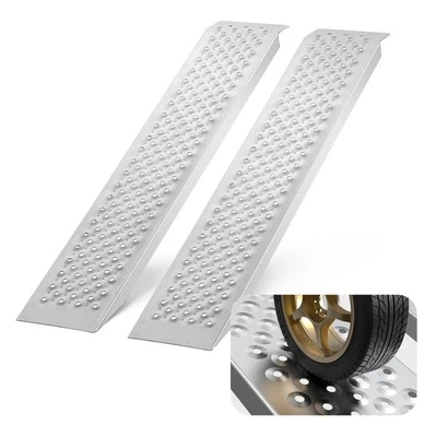 VEVOR 47.2" x 8.5" Aluminum Ramps 880 LBS Capacity Loading Ramps 2PCS - Image 1 of 4