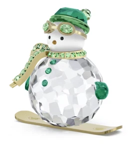 Swarovski Holiday Cheers Dulcis Snowman Green- 5687168 - Picture 1 of 4