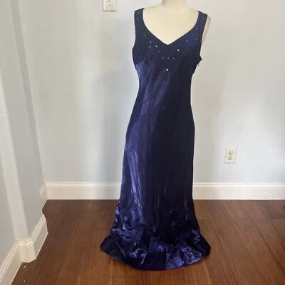 ALEX EVENINGS Shimmer Beaded Whimsigoth Fairycore  Formal Gown Dress 12 - Image 1 of 4