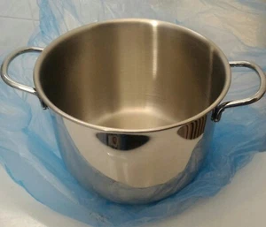 Pentola 18 cm SACIM ACC. INOX 18/10 per INDUZIONE/GAS/PIASTRA ELETTRICA/CERAMICA - Foto 1 di 4