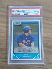 Freddie Freeman 2007 Bowman Chrome Draft Picks & Prospects #BDPP12 (PSA 8)