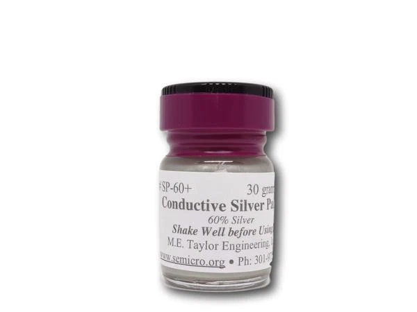 CONDUCTIVE-60%+ SILVER INK, 28 grams, brush in cap - Image 1 of 1