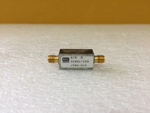 Filtro de paso de banda microminiatura K+L Microondas 5IB41-150 / T40-0/0 150 MHz. Probado - Imagen 1 de 3