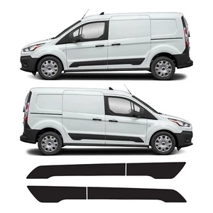 Lower Door Inlay Stripes Decal Stickers Vinyl Kit Fits Ford Transit Connect SWB - Picture 1 of 2