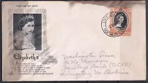 Northern Rhodesia 1953 Artcraft Coronation Issue FDC - Picture 1 of 1