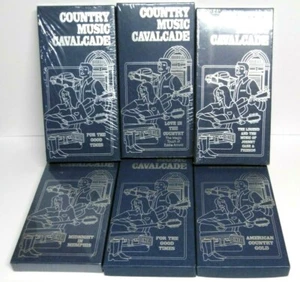 Six (6) NEW Country Music Cavalcade Cassette Tape SETS - Picture 1 of 6