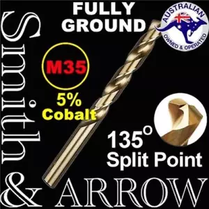 DRILL BITS COBALT IMPERIAL 1/4 9/32 3/16 11/64 7/32 " HSS-Co METAL TWIST JOBBER - Picture 1 of 32